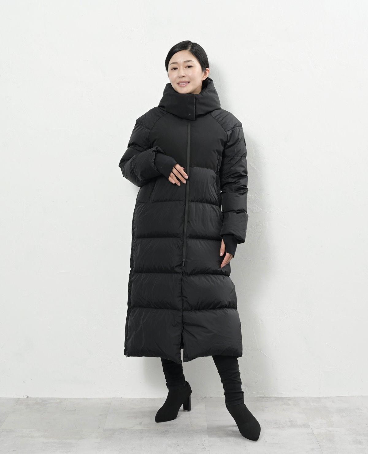 モンクレール レディース ダウン MONCLER ロング 黒 無地 フード モンクレール レディース ダウン MONCLER ロング 黒 無地 フード