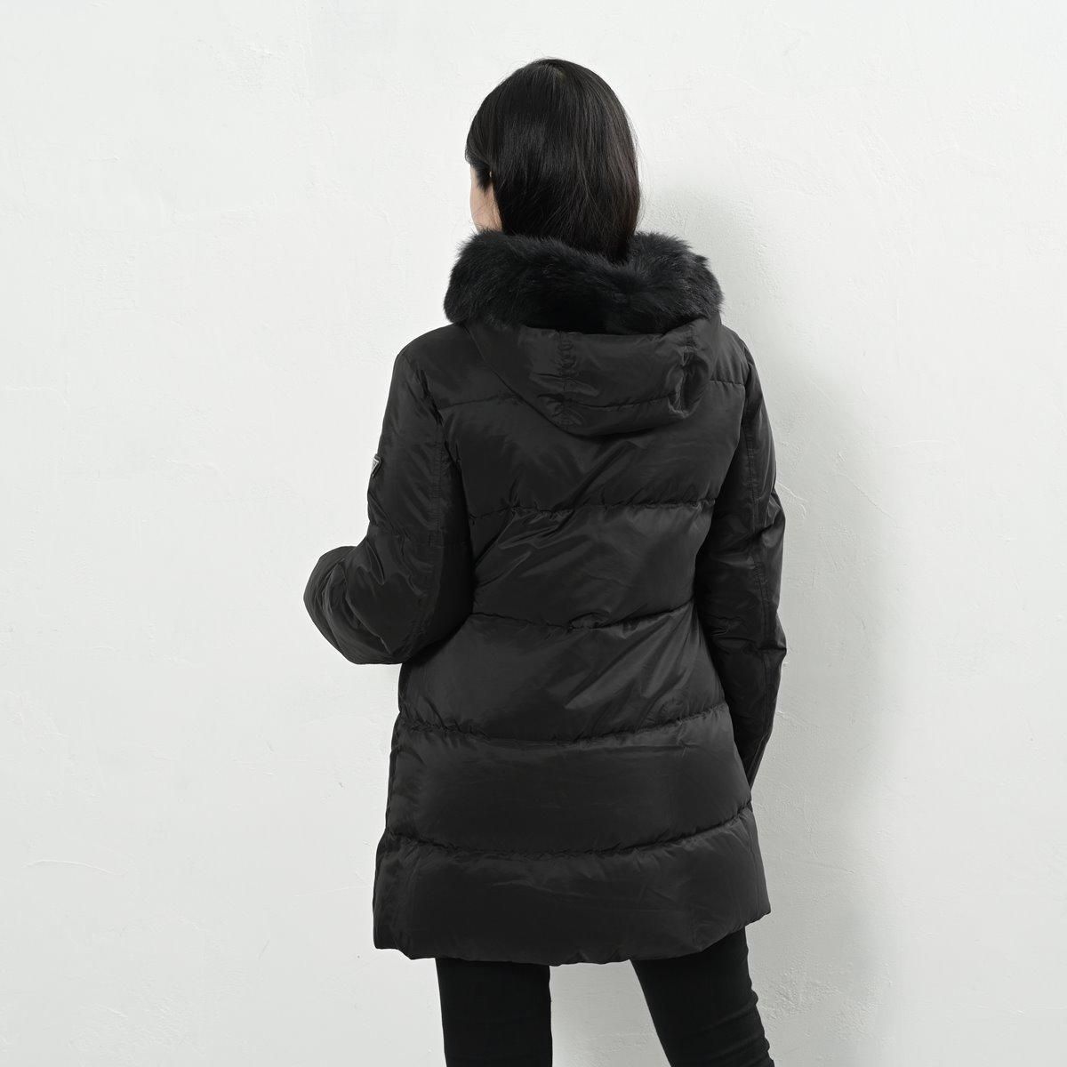 プラダ ダウン PRADA レディース コート ジャケット ファー