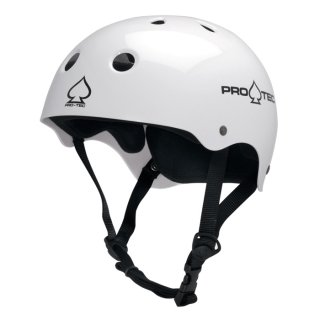 PROTEC(プロテック) CLASSIC SKATE GLOSS WHITE HELMET ヘルメット