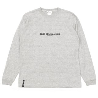 <img class='new_mark_img1' src='https://img.shop-pro.jp/img/new/icons25.gif' style='border:none;display:inline;margin:0px;padding:0px;width:auto;' />color communications LONG SLEEVE T HP HEADER  GREY