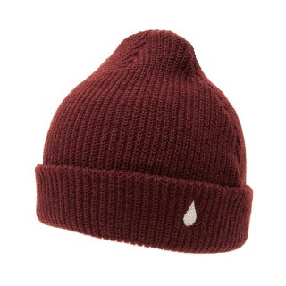<img class='new_mark_img1' src='https://img.shop-pro.jp/img/new/icons25.gif' style='border:none;display:inline;margin:0px;padding:0px;width:auto;' />color communications DRIP EMB CUFF KNITCAP BURGUNDY