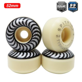 SPITFIRE FOURMULA FOUR CLASSIC SHAPE TYSHAWN FOREVER 99D  52mm 