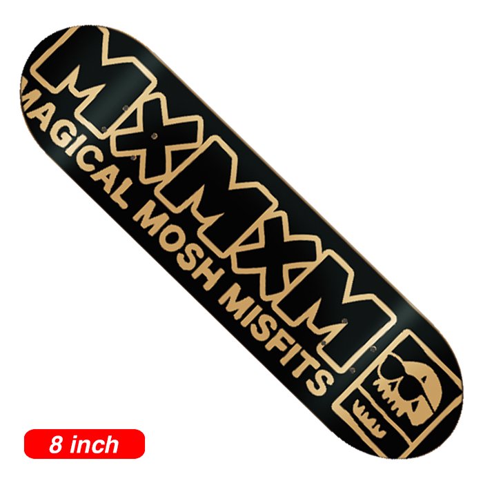 MxMxM SKATEBOARD DECK TEAM GOLD 7.75 - スケートボード