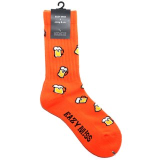 <img class='new_mark_img1' src='https://img.shop-pro.jp/img/new/icons25.gif' style='border:none;display:inline;margin:0px;padding:0px;width:auto;' />EAZY MISS ߥ BEER SOCKS ORANGE