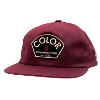 <img class='new_mark_img1' src='https://img.shop-pro.jp/img/new/icons25.gif' style='border:none;display:inline;margin:0px;padding:0px;width:auto;' />color communications DESIGN DEPT. PATCH UNSTRUCTURED CAP BURGUNDY