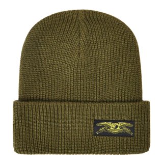 <img class='new_mark_img1' src='https://img.shop-pro.jp/img/new/icons25.gif' style='border:none;display:inline;margin:0px;padding:0px;width:auto;' />ANTIHERO (ҡ) STOCK EAGLE LABEL CUFF BEANIE OLIVE ӡˡ 