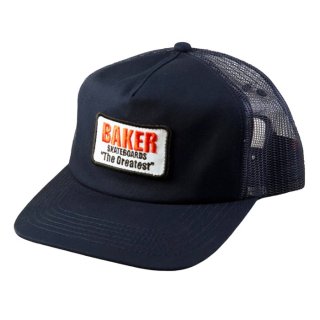 <img class='new_mark_img1' src='https://img.shop-pro.jp/img/new/icons1.gif' style='border:none;display:inline;margin:0px;padding:0px;width:auto;' />BAKER (١) TRUCKER THE GREATEST MESH CAP NAVY