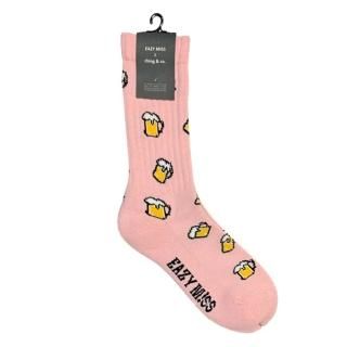 <img class='new_mark_img1' src='https://img.shop-pro.jp/img/new/icons25.gif' style='border:none;display:inline;margin:0px;padding:0px;width:auto;' />EAZY MISS (イージー・ミス) / BEER SOCKS / SHELL PINK