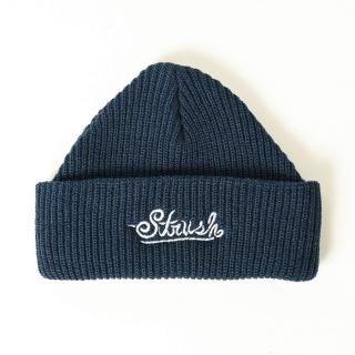 <img class='new_mark_img1' src='https://img.shop-pro.jp/img/new/icons25.gif' style='border:none;display:inline;margin:0px;padding:0px;width:auto;' />STRUSH WHEELS / SIGNATURE EMB BEANIE / NAVY
