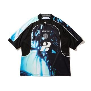 <img class='new_mark_img1' src='https://img.shop-pro.jp/img/new/icons1.gif' style='border:none;display:inline;margin:0px;padding:0px;width:auto;' />DIASPORA SKATEBOARDS YE PEEPS FOOTBALL TOP - AQUA  Ⱦµ
