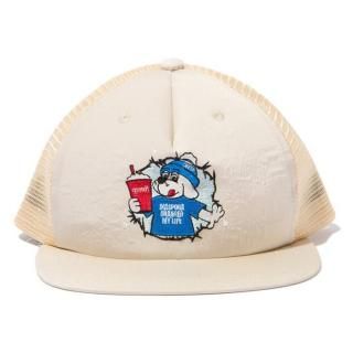 <img class='new_mark_img1' src='https://img.shop-pro.jp/img/new/icons1.gif' style='border:none;display:inline;margin:0px;padding:0px;width:auto;' />DIASPORA SKATEBORDS (ǥݥ顦ȥܡ) PUPPY TRUCKER CAP - GREIGE