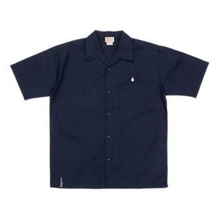 <img class='new_mark_img1' src='https://img.shop-pro.jp/img/new/icons25.gif' style='border:none;display:inline;margin:0px;padding:0px;width:auto;' />COLOR COMMUNICATIONS (顼ߥ˥) DRIP EMB TC TWILL S/S SHIRT - DARK NAVY