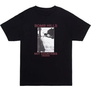 GX1000 (å) BOMB HILLS NOT COUNTRIES TEE -Black 