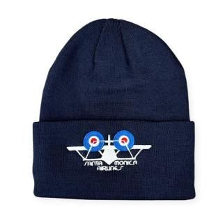 <img class='new_mark_img1' src='https://img.shop-pro.jp/img/new/icons1.gif' style='border:none;display:inline;margin:0px;padding:0px;width:auto;' />SANTA MONICA AIRLINE (󥿥˥饤) BI-PLANE BEANIE NAVY SMA 