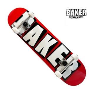 <img class='new_mark_img1' src='https://img.shop-pro.jp/img/new/icons25.gif' style='border:none;display:inline;margin:0px;padding:0px;width:auto;' />BAKER SKATEBOARDS (٥ȥܡ) / TEAM BRAND LOGO / RED / WHITE / KID'S ץ꡼ȥå / 7.3