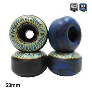 SPITFIRE WHEELSʥԥåȥե䡼FORMULA FOUR (F4) CLASSIC   99Du 53mm RADIOACTIVE / BLACK / BLUE SWIRL 
