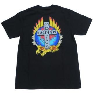 <img class='new_mark_img1' src='https://img.shop-pro.jp/img/new/icons25.gif' style='border:none;display:inline;margin:0px;padding:0px;width:auto;' />SANTA MONICA AIRLINES (󥿥˥饤) STIGMATA S/S TEE BLACK 