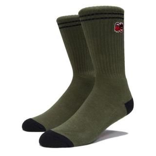 SPITFIRE WHEELS(スピットファイヤー・ウィール) / ETERNAL FILL EMB SOCKS / OLIVE / BLACK / RED