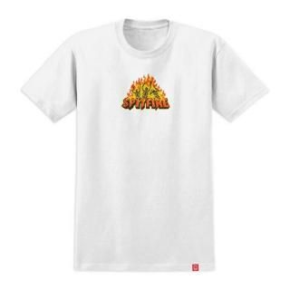 <img class='new_mark_img1' src='https://img.shop-pro.jp/img/new/icons1.gif' style='border:none;display:inline;margin:0px;padding:0px;width:auto;' />SPITFIRE WHEELS (ԥåȥե䡼) / HELLFIRE S/S T-SHIRTS / WHITE