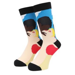 WHIMSY SOCKS (ॸå) / AFTERNOON DELIGHT SOCKS / BLACK

