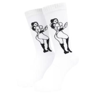 WHIMSY SOCKS (ॸå) / COLLEEN SOCKS / WHITE