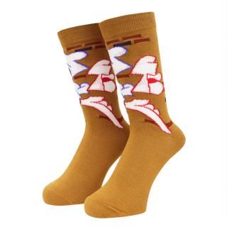 WHIMSY SOCKS (ॸå) / STANG SOCKS / GOLD BROWN