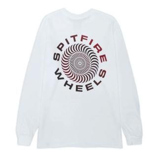 <img class='new_mark_img1' src='https://img.shop-pro.jp/img/new/icons1.gif' style='border:none;display:inline;margin:0px;padding:0px;width:auto;' />SPITFIRE WHEELS (ԥåȥե䡼) / CLASSIC '87 SWIRL FADE FILL L/S T-SHIRTS / WHITE