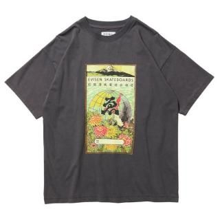 <img class='new_mark_img1' src='https://img.shop-pro.jp/img/new/icons1.gif' style='border:none;display:inline;margin:0px;padding:0px;width:auto;' />Evisen Skateboards (ӥ󡦥ȥܡ)  / GLOBE LABEL TEE / CHARCOAL