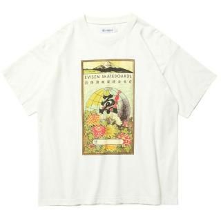 <img class='new_mark_img1' src='https://img.shop-pro.jp/img/new/icons1.gif' style='border:none;display:inline;margin:0px;padding:0px;width:auto;' />Evisen Skateboards (ӥ󡦥ȥܡ)  / GLOBE LABEL TEEE / WHITE