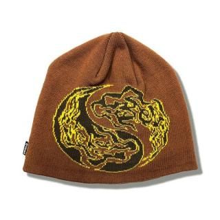 <img class='new_mark_img1' src='https://img.shop-pro.jp/img/new/icons1.gif' style='border:none;display:inline;margin:0px;padding:0px;width:auto;' />EVISEN SKATEBOARDS(ӥ󡦥ȥܡ) / YIN-YANG FIRE BEANIE / BROWN