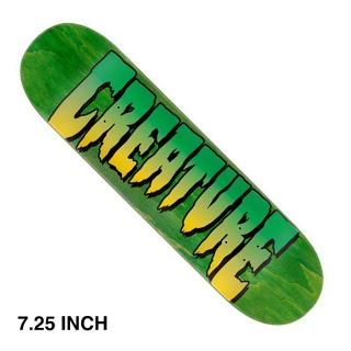 <img class='new_mark_img1' src='https://img.shop-pro.jp/img/new/icons1.gif' style='border:none;display:inline;margin:0px;padding:0px;width:auto;' />CREATURE SKATEBOARDS (꡼㡼ȥܡ) / LTD LOGO /GREEN / 7.25