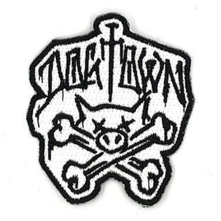 <img class='new_mark_img1' src='https://img.shop-pro.jp/img/new/icons1.gif' style='border:none;display:inline;margin:0px;padding:0px;width:auto;' />DOG TOWN (ドッグタウン) / PIGS & CROSS BONES PATCH