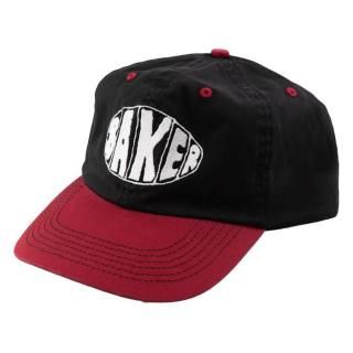 <img class='new_mark_img1' src='https://img.shop-pro.jp/img/new/icons1.gif' style='border:none;display:inline;margin:0px;padding:0px;width:auto;' />BAKER SKATEBOARDS (٥ȥܡ) / SPRAYED OVAL SNAPBACK / BLACK/RED