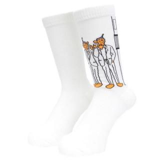 <img class='new_mark_img1' src='https://img.shop-pro.jp/img/new/icons1.gif' style='border:none;display:inline;margin:0px;padding:0px;width:auto;' />WHIMSY SOCKS (ॸå) / PEEPO SAN SOCKS / WHITE