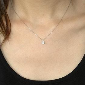 PT ダイヤモンド ネックレス 0.358CT