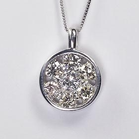 K10WG・ダイヤモンド0.5ct(SIクラス・鑑別書カード付 K10WG・ダイヤモンド0.5ct(SIクラス・鑑別書カード付