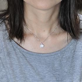 K10WG・ダイヤモンド0.5ct(SIクラス・鑑別書カード付 K10WG・ダイヤモンド0.5ct(SIクラス・鑑別書カード付