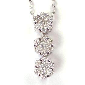 K18WG 0.3カラット ダイヤモンドペンダントネックレス 楽天市場】ダイヤモンド ネックレス 0.3ct G〜K I1 GOOD〜FAIR