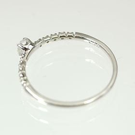 天然ダイヤモンド0.15ct×ホワイトゴールド エレガンスリング 天然ダイヤモンド0.15ct×ホワイトゴールド エレガンスリング