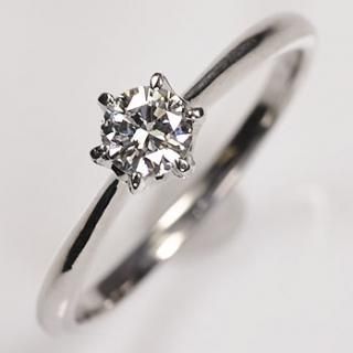 プラチナ ダイヤモンド0.3ct（SIクラス・鑑別書カード付） 婚約指輪