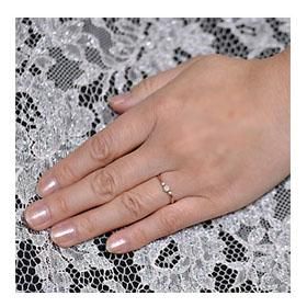 K18PG・ダイヤモンド0.12ct（Hカラー・SIクラス・鑑別書カード付