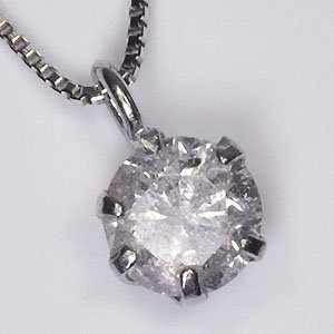 プラチナ・ダイヤモンド0.2ct　スタッドペンダント（ネックレス） - dianpool ダイアンプール - ジュエリー通販 -