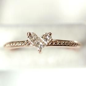 K18PG・ダイヤモンド0.2ct（SIクラス・鑑別書カード付