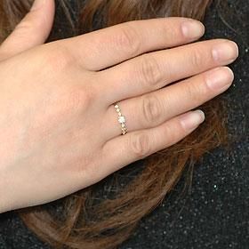K18YG・ダイヤモンド0.2ct（SIクラス・鑑別書カード付） 7ストーン