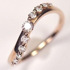 K18PG・ダイヤモンド0.3ct（SIクラス・鑑別書カード付
