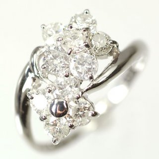 フラワー ダイヤモンドリング（指輪） -ジュエリー通販 Dianpool 