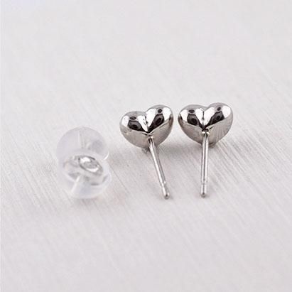 人気No.1 ぷっくりハートピアス プラチナ 5mm ダイアン POOL DIAN - Pt900 アクセサリー