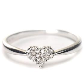 K18WG ハート♡ダイヤモンドリング0.2ct K18WG ハート ダイヤモンド リング 0.24CT - メルカリ