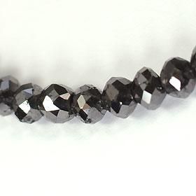 K18WG・ブラックダイヤモンド50ct（ハイグレード）（鑑別書付
