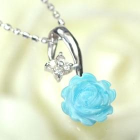 薔薇・バラ・ローズのネックレス -ジュエリー通販 Dianpool